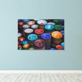 Moroccan Plate At Market Leinwanddruck (Insitu (Holzboden))