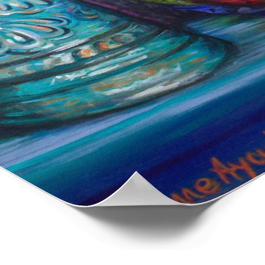 Moroccan Pots Poster (Ecke)