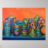 Moroccan Pots Poster (Vorne)