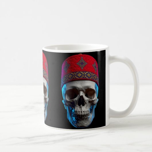 Moroccan Skull Art Kaffeetasse (Rechts)