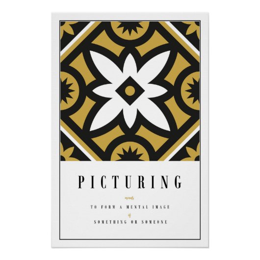 Moroccan Tapestry Poster (Vorderseite)