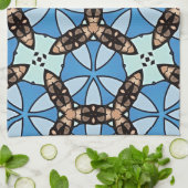 Moroccan Tile Pattern -2 Geschirrtuch (Gefaltet)