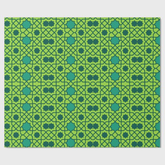 moroccan zelij geschenkpapier (Flach)