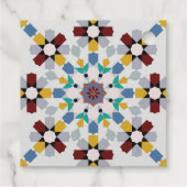 Moroccan Zelije!Moroccan Zell Geschenkanhänger (Rückseite)