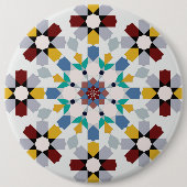 Moroccan Zelije!Moroccan Zellige Button (Vorderseite)