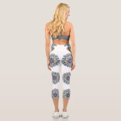 Moroccan Zelije!Moroccan Zellige Capri Leggings (Rückseite)