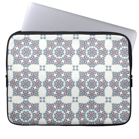 Moroccan Zelije!Moroccan Zellige Laptopschutzhülle (Vorderseite)