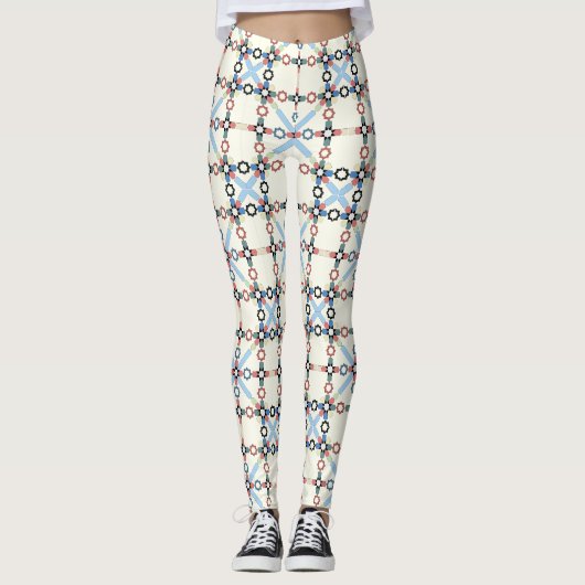 Moroccan Zelije!Moroccan Zellige Leggings (Vorderseite)