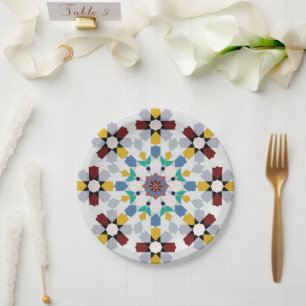Moroccan Zelije!Moroccan Zellige Pappteller