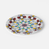 Moroccan Zelije!Moroccan Zellige Pappteller (Schrägansicht)