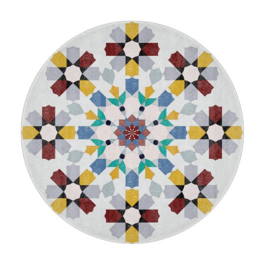 Moroccan Zelije!Moroccan Zellige Schneidebrett (Vorderseite)