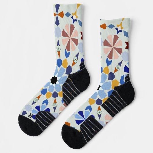 Moroccan Zelije!Moroccan Zellige Socken (Links)