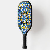 Moroccan Zellige Geometric Pattern Professional Pickleball Schläger (Links)