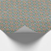 Moroccan Zellige Geometric Pattern Wrapping Paper Geschenkpapier (Ecke)