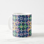 Moroccan Zellige Geometric Tile Pattern  Kaffeetasse (Vorderseite Links)