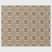 Moroccan Zellige Harmony  Geschenkpapier (Flach)