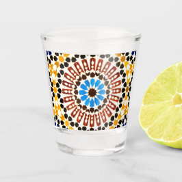 Moroccan Zellige Harmony  Schnapsglas