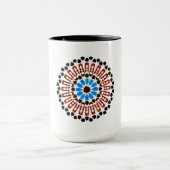 Moroccan Zellige Harmony  Tasse (Zentrum)
