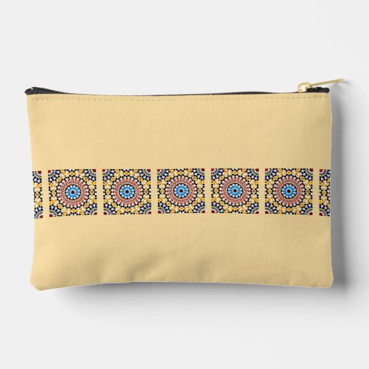Moroccan Zellige Harmony  Zubehörtasche (Rückseite)
