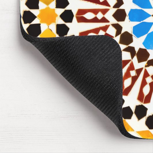 Moroccan Zellige Inspiration Mousepad (Ecke)