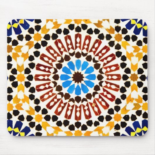 Moroccan Zellige Inspiration Mousepad (Vorne)