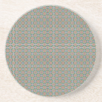 Moroccan Zellige Pattern Geometric Coaster Getränkeuntersetzer