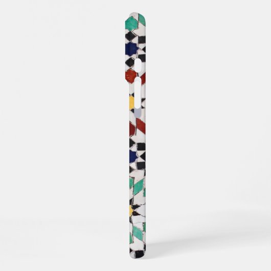 Moroccan Zellige Phone Case – Traditional Tile Pat iPhone Hülle (Linke Seite)