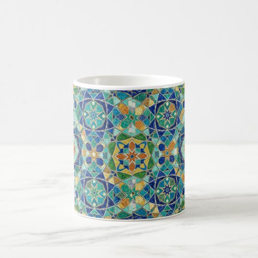Moroccan Zellige Tile Pattern  Kaffeetasse (Mittel)