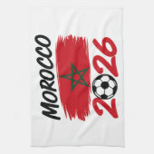 Morocco 2026 Soccer Fan Football Supporter Pride  Geschirrtuch (Vertikal)