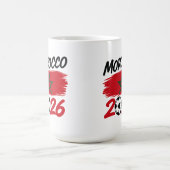 Morocco 2026 Soccer Fan Football Supporter Pride  Kaffeetasse (Mittel)