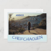 Morocco chefchaouen postkarte (Vorne/Hinten)