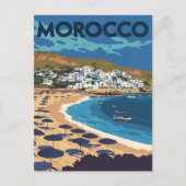 Morocco Coastal Town Postkarte (Vorderseite)