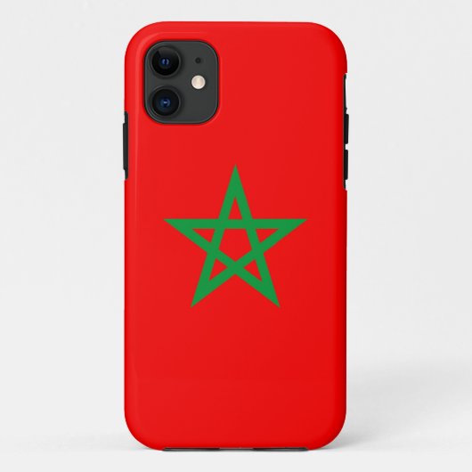morocco country flag symbol star Case-Mate iPhone hülle (Rückseite)