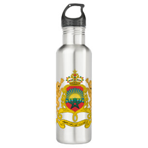 Morocco-Emblem Edelstahlflasche