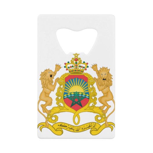 Morocco-Emblem Geldbeutel Flaschenöffner (Vorderseite)