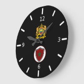 Morocco flag-coat arms large clock große wanduhr (Winkel)