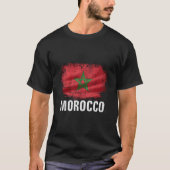 Morocco Flag For Moroccan T-Shirt (Vorderseite)