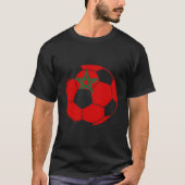 Morocco Flag Moroccan Soccer Supporter For T-Shirt (Vorderseite)
