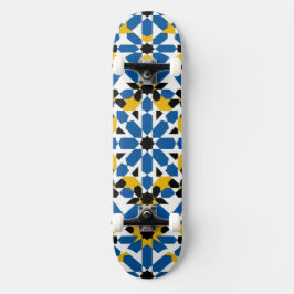 Morocco Flag Star Red Custom Graphic Professional  Skateboard