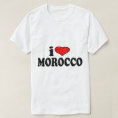 Morocco I Love Morocco T-Shirt (Design vorne)