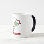 Morocco Map Neon Unstoppable Ceramic Coffee Mug Verwandlungstasse (VorderseiteRechts)