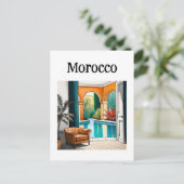 Morocco Marrakech Postkarte (Stehend Vorderseite)