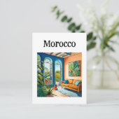 Morocco Marrakech Postkarte (Stehend Vorderseite)