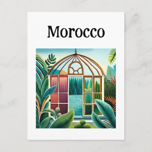 Morocco Marrakech Postkarte (Vorderseite)