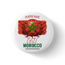Morocco National Football Flag Heritage Soccer