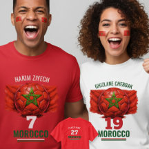 Morocco National Football Flag Heritage Soccer