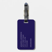 Morocco Night Sky Custom  Gepäckanhänger (Rückseite vertikal)