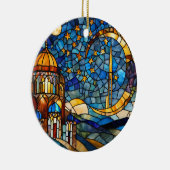 Morocco Night Sky Custom  Keramik Ornament (Rechts)