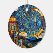 Morocco Night Sky Custom  Keramik Ornament (Links)