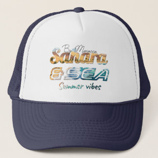 Morocco Sahara & Sea Summer Vibes Design Truckerkappe